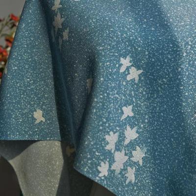 星月正绢真丝小纹反解汉服面料