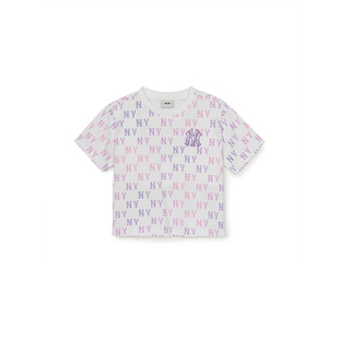 MLB儿童国内代购25春夏新款女童时尚休闲百搭T恤短袖7FTSM0253