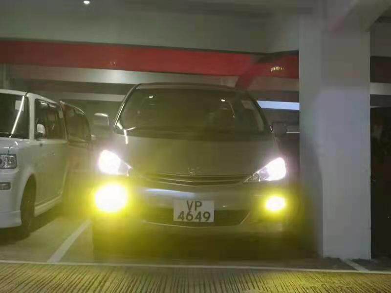 汽车LED雾灯改装爆闪超亮防雾灯H8H9 H11 H1黄金眼 led前雾灯泡