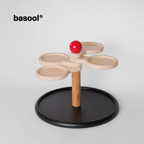 basool可爱有趣旋转首饰架收纳架