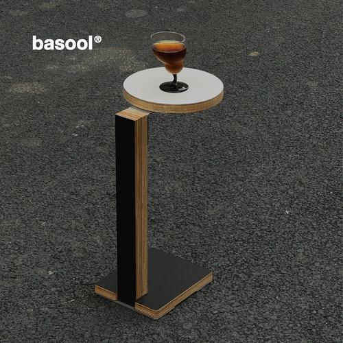 basool 边几 Desaturation系列 手工制 小茶几 进口多层板不锈钢