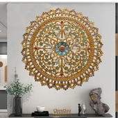 泰国实木雕刻壁饰泰式 饰品 墙上装 餐厅会所客厅装 饰墙饰东南亚风格