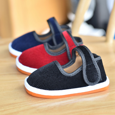 老北京男女宝宝千层底手工布鞋