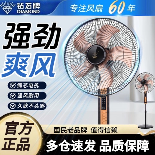 二级能效四档机械摇头落地扇