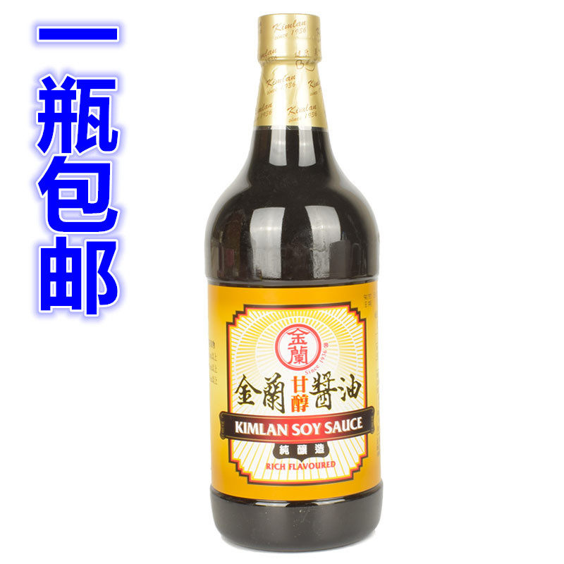 台湾进口金兰甘醇酱油1000ml卤肉饭红烧肉纯酿造甜味拌饭炒菜酱油