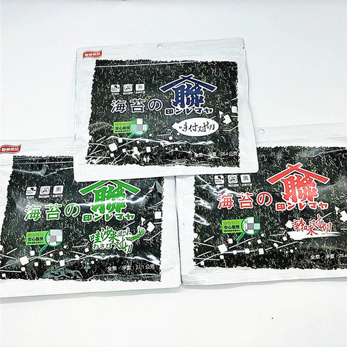 台湾进口联华山联味付对切海苔
