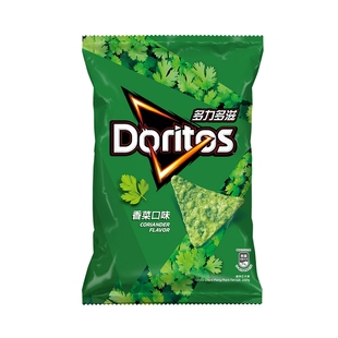 包邮台湾进口多力多滋香菜口味玉米片膨化薯片零食