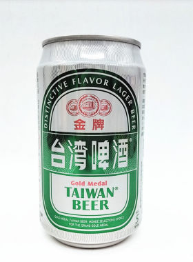 金牌台湾啤酒易拉罐经典