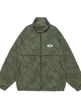 IEID春季新款小众解构设计感风衣大码宽松休闲运动户外夹克外套男