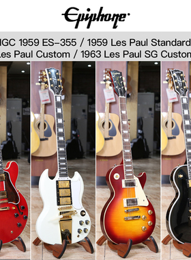 Epiphone 1959 ES355 1959 Les Paul Std Custom 黑卡 1963电吉他