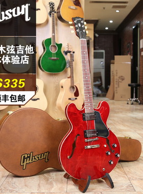 Gibson美产吉普森ES-335 摇滚爵士电吉他 F孔半空心