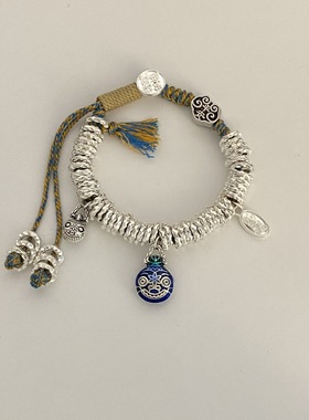 吞金兽盘缠编织手链小众设计感气质个性时尚精致复古百搭手链