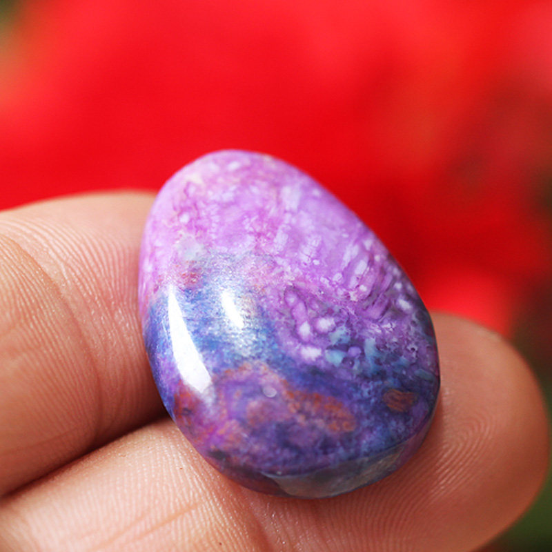 南非天然稀有皇家紫舒俱来吊坠女男多款樱花粉苏纪石水滴裸石项坠