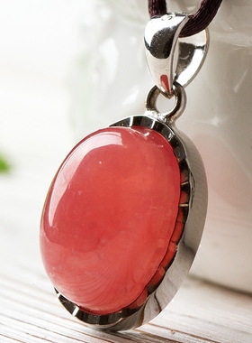 阿根廷包边正桃花多款可选吊坠