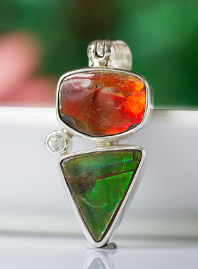 异域风情风加拿大镶嵌礼物斑彩石