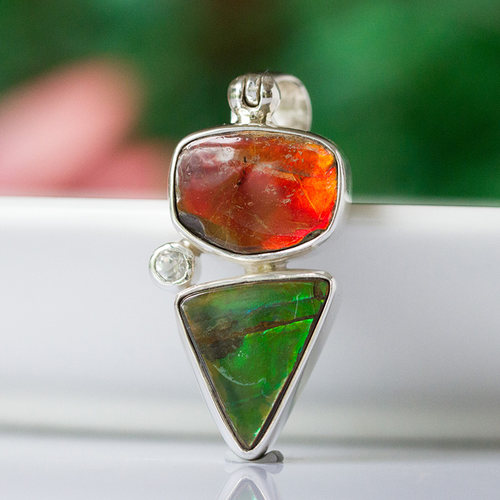 异域风情风加拿大镶嵌礼物斑彩石