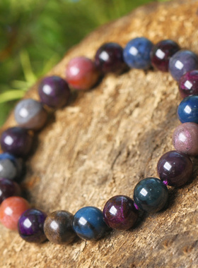 南非礼物苏幕水晶舒俱来手链