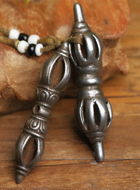 金刚杵吊坠苏幕水晶天铁