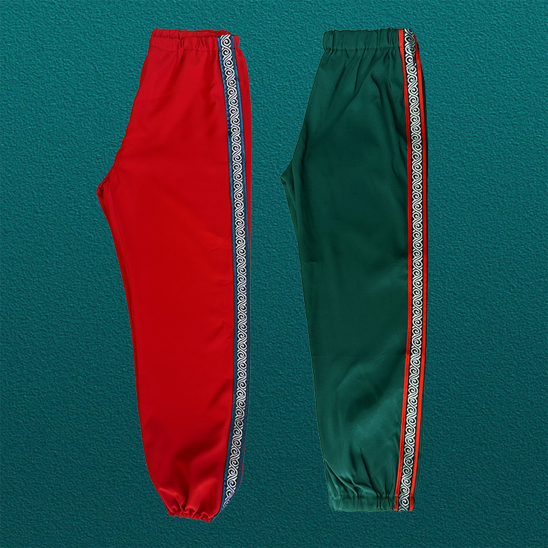 蒙古儿童演出服裤子民族艺考草原舞蹈骑马舞表演博克手摔跤手裤子