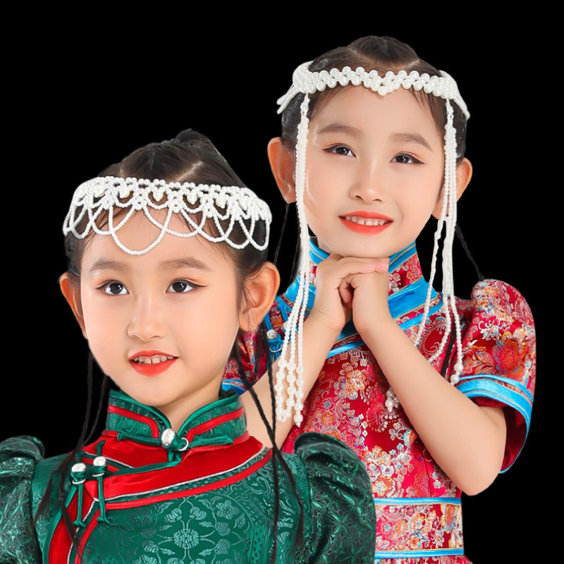 蒙古族头饰儿童手工串珠流苏发饰品少数民族风额饰异域风情额链子,童装/婴儿装/亲子装,发饰,淘宝优惠券,粉丝福利购,淘宝优惠卷