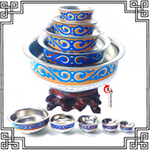 免邮 蒙古银碗10个 费可批 费内蒙古族民族工艺品敬酒碗酒杯仿银碗
