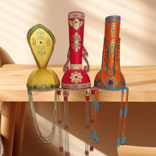 蒙古族女士走秀帽子元朝贵族高端少数民族敬酒头饰摄影写真婚礼