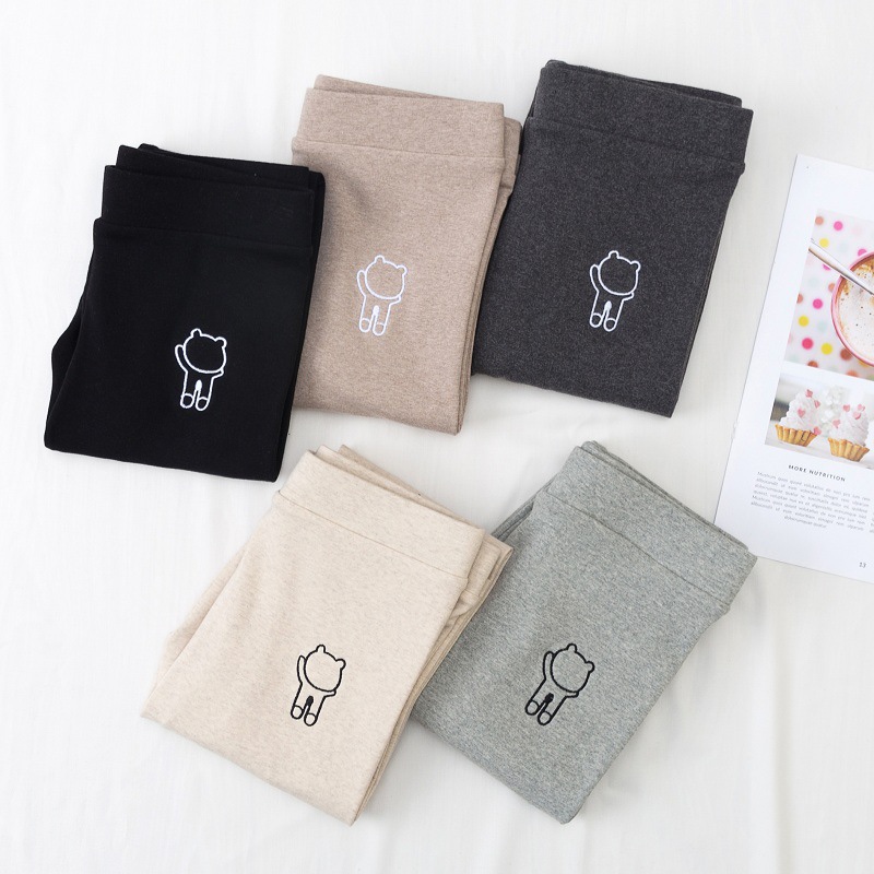 95%棉春秋新款打底裤女外穿夏季薄款九分裤子修身加肥加大小脚裤