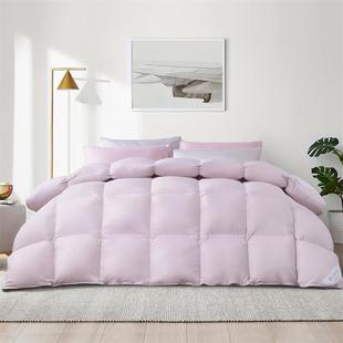 富安娜羽绒被90%灰鸭绒婚庆冬被加厚保暖鸭绒喜庆春秋被芯四季 被