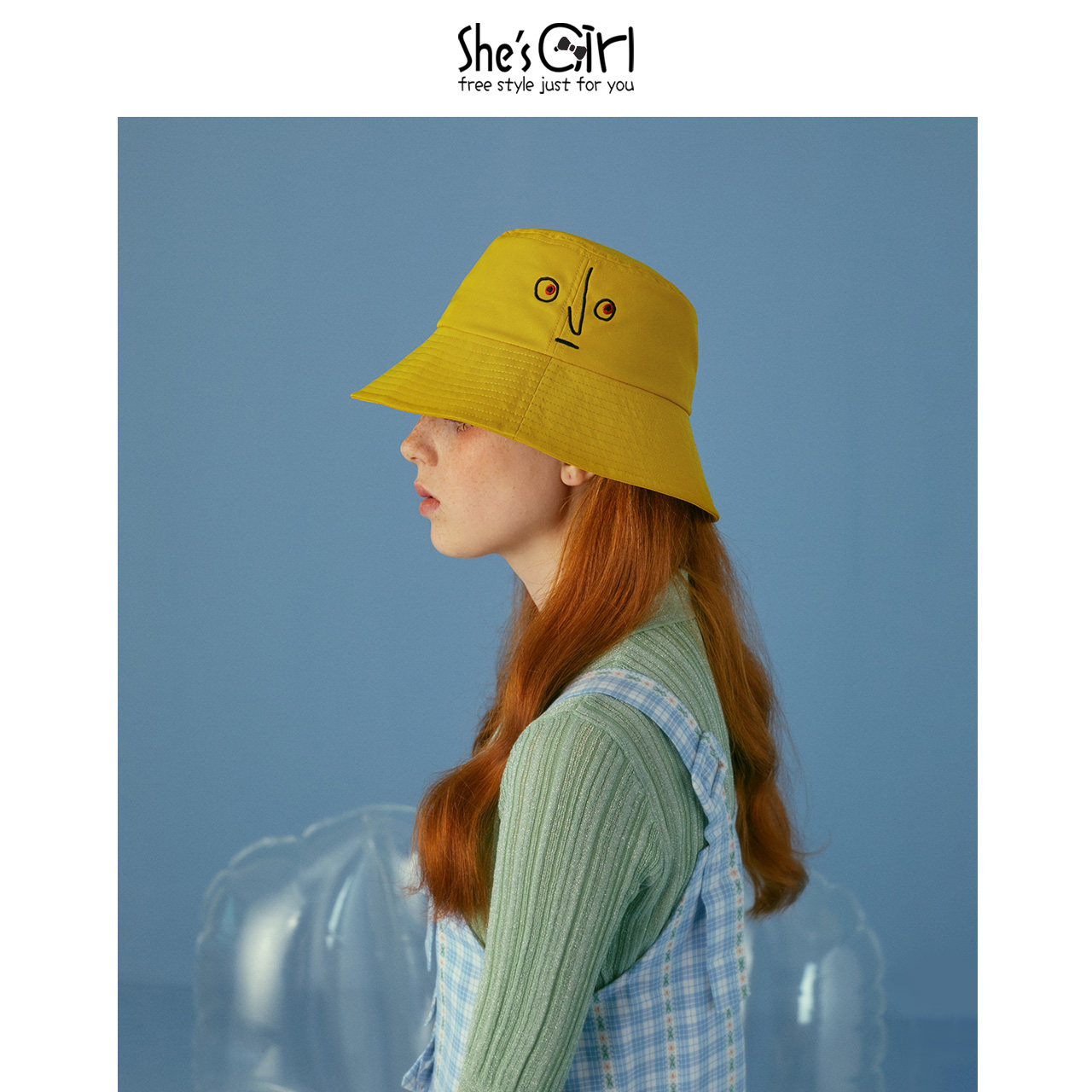 shesgirl茜子 卡通刺繡布藝遮陽防曬可折疊漁夫帽 百搭帽子女在類目 服飾配件/皮帶/帽子/圍巾, 帽子中 - 來自Buy2taobao.com提供專業的淘寶代購服務