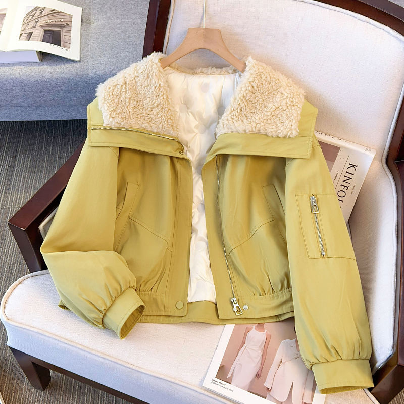 娃娃领棉服女小个子冬季加厚减龄漂亮外套2025新款今年流行爆款女