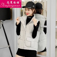 bf羽绒棉衣服棉袄外套chic芯梵依诺 棉马甲女装 秋冬加厚面包服韩版