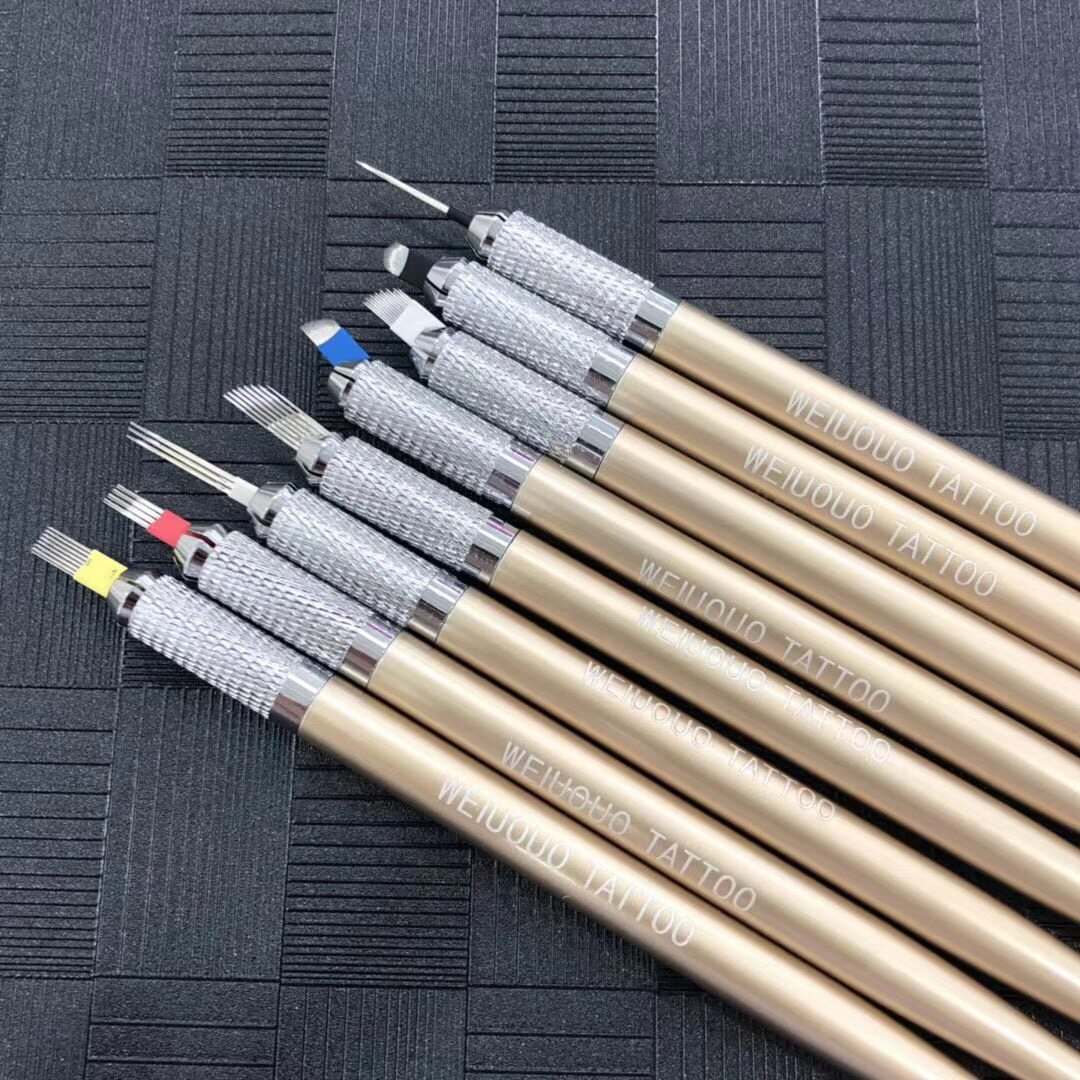 纹绣手工笔匠心同款小精灵打雾神笔纹眉简之秀圆三圆五纹绣针专用