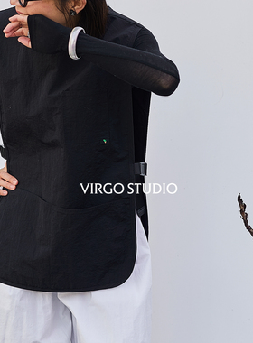 Virgo 设计师款 防水机能马甲 可拆卸 咖啡 餐饮露营工装围裙定制