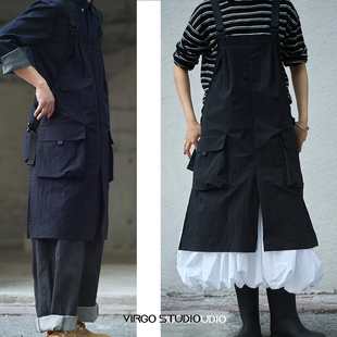 Virgo Studio 花艺师咖啡师餐饮面包店 园艺美发美甲围裙定制logo