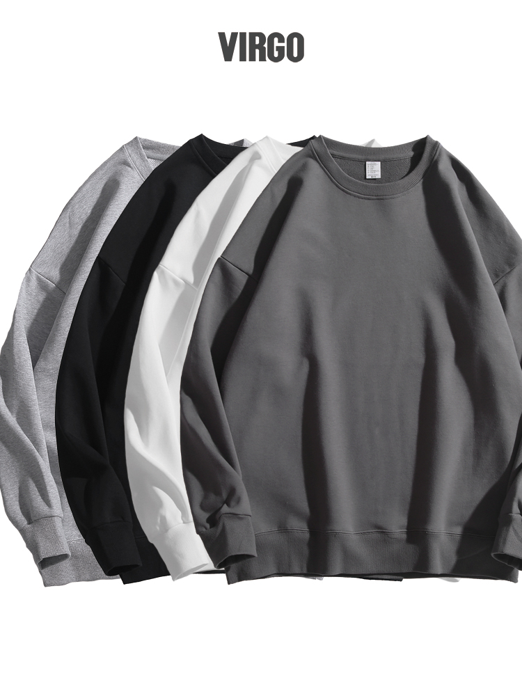 落肩款卫衣工作服定制logo