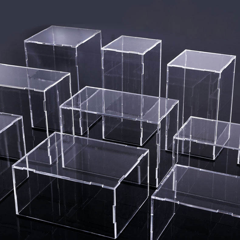 防尘罩亚克力模型拼装盒子透明