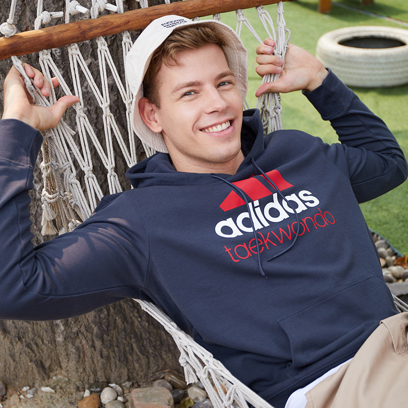 Adidas阿迪达斯男装连帽套头衫2019秋季新款运动休闲舒适卫衣上衣|ruв категории спортивный костюм/досуг одежды, спортивный свитер/свитер - от Buy2taobao.com для оказания профессиональной услуги покупки агента Taobao