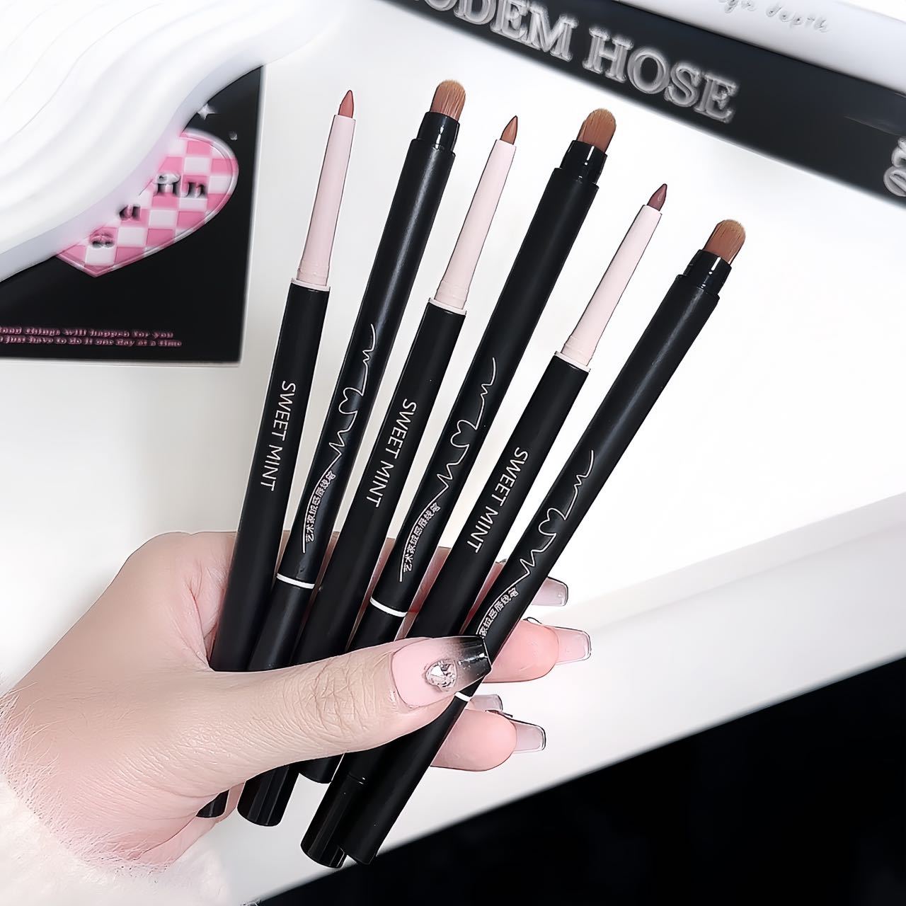 思捷同款Sweetmint双头唇线笔