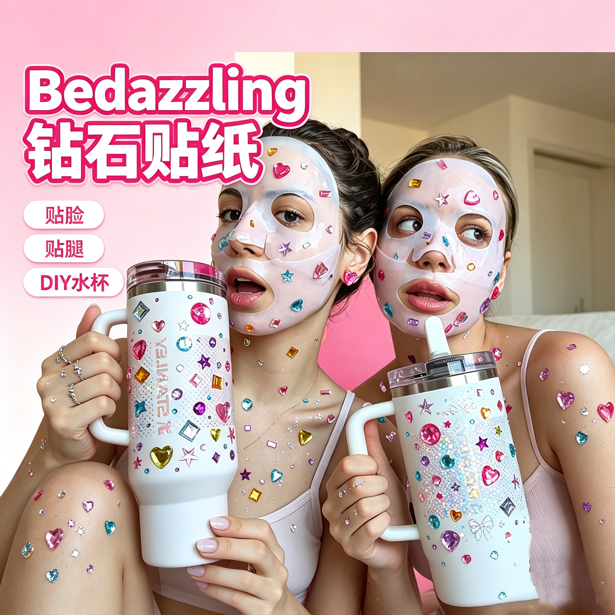 bedazzling钻石贴纸ins...