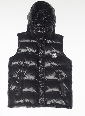 欧洲站蒙M家2025冬季新款羽绒马甲女百搭情侣装加厚背心坎肩外穿