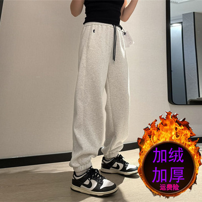 卫裤女2025新款冬休闲韩版小个子