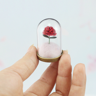 小王子的玫瑰花材料包手工diy素材玻璃罩配件送闺蜜爱人生日礼物