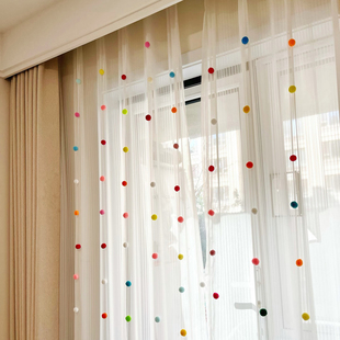 窗帘装饰毛球 多巴胺毛球绒球带别针款毛球手工diy饰品配件