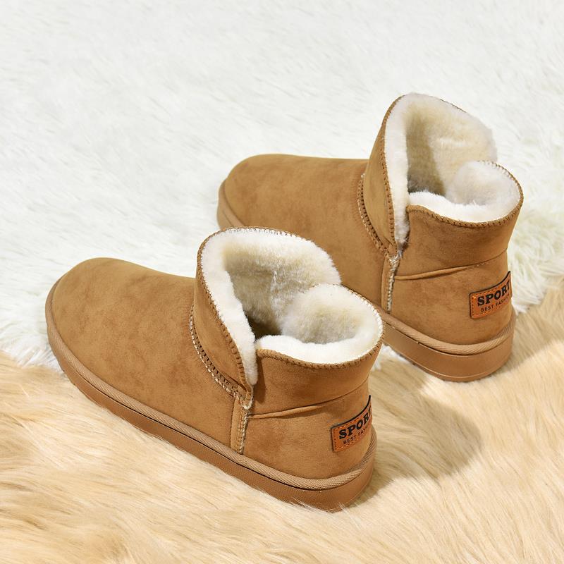 东北雪地靴男2025新款冬季高帮皮毛一体抗寒加绒加厚保暖马丁棉鞋