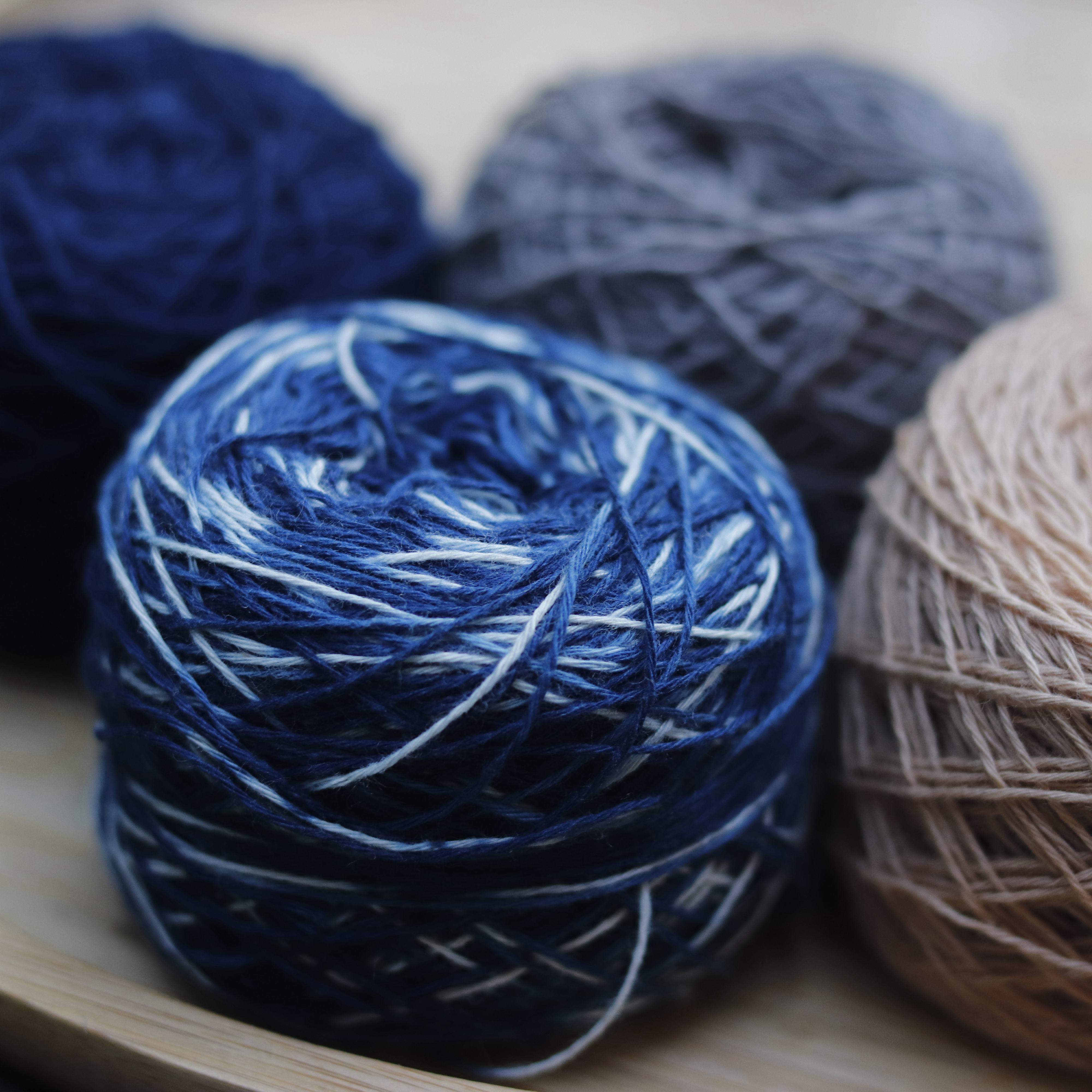 二三米草木染扎染刺子绣线纯棉线