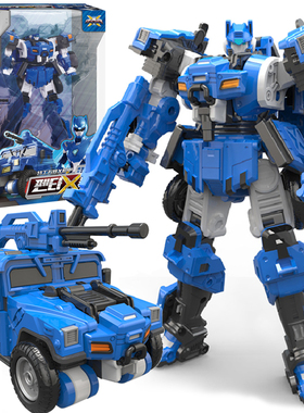 正版迷你特工队X弗特机甲战士变形机器人汽车金刚特攻男孩的玩具