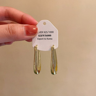 赵露思同款金色耳圈大耳环女2026新款爆款高级感轻奢耳钉秋冬耳饰