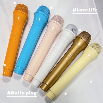 lolita话筒道具粉可爱cos麦克风