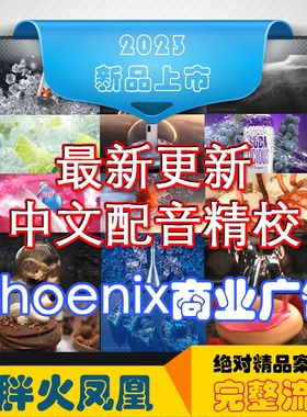 冲钻特价商业广告3dmax火凤凰中文Phoenixfd插件教程水体中文语音