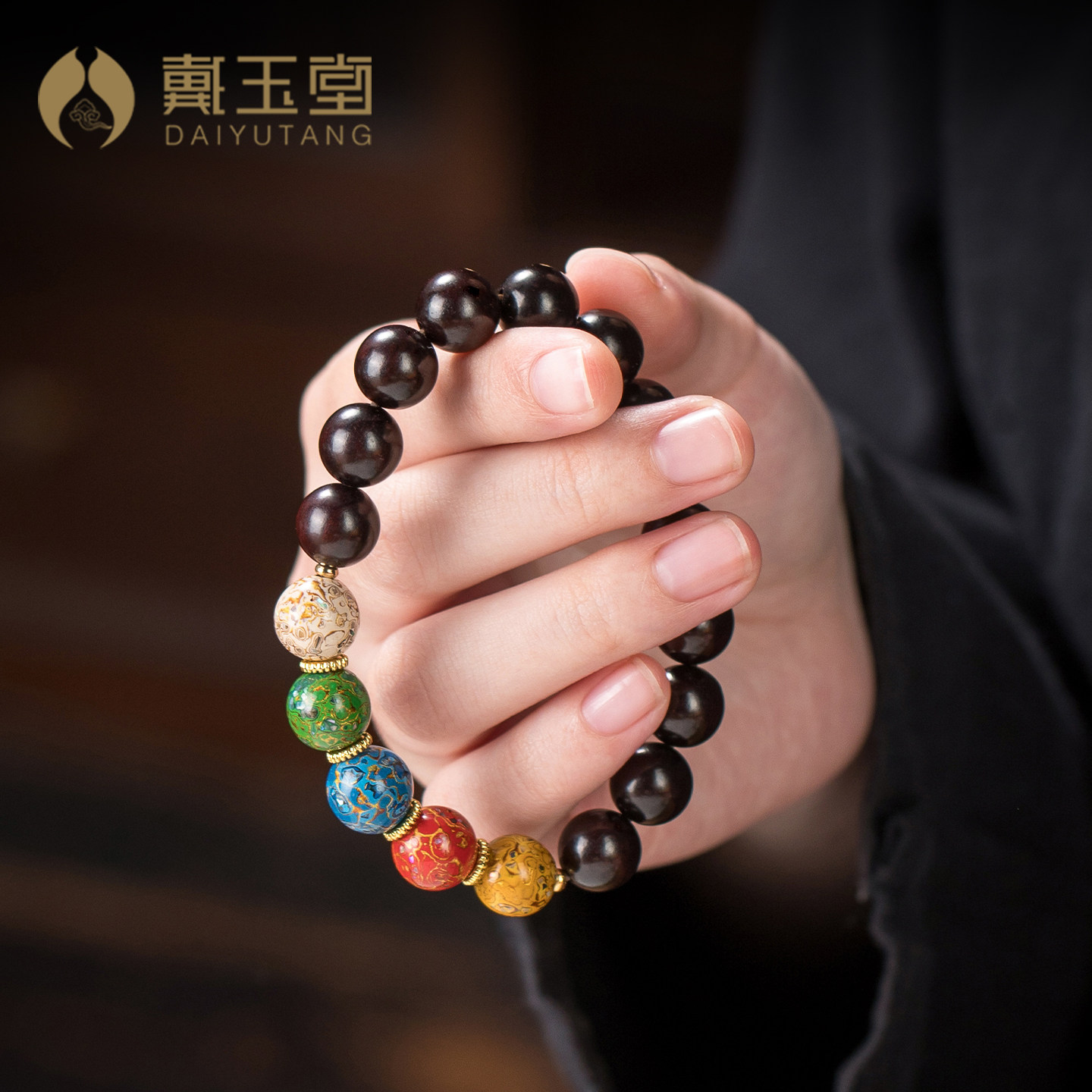 林剑军《非遗大漆佛珠》小叶紫檀手串手持盘玩手链手饰念珠把玩,饰品/流行首饰/时尚饰品新,手链,淘宝优惠券,粉丝福利购,淘宝优惠卷